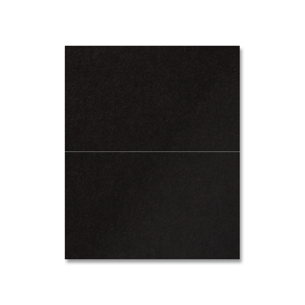 Folded Place Cards - Black