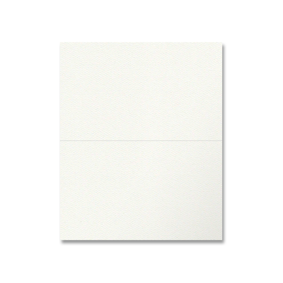 Folded Place Cards - Felt White