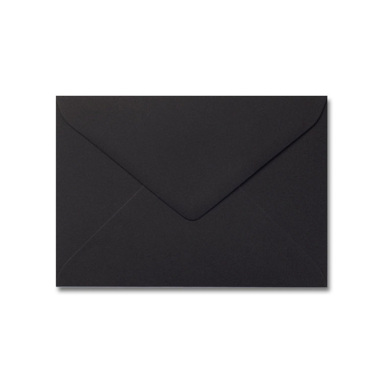 Matte Black 5x7 Envelope for Invitations