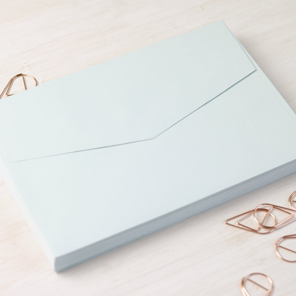 Mint Envelopes for invitation in 5x7 size