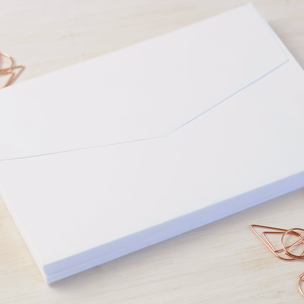 Marshmallow White Envelopes for Invitations in 5x7 size