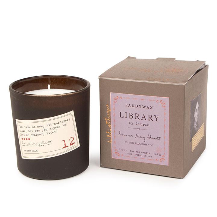 Louisa May Alcott Library Candle