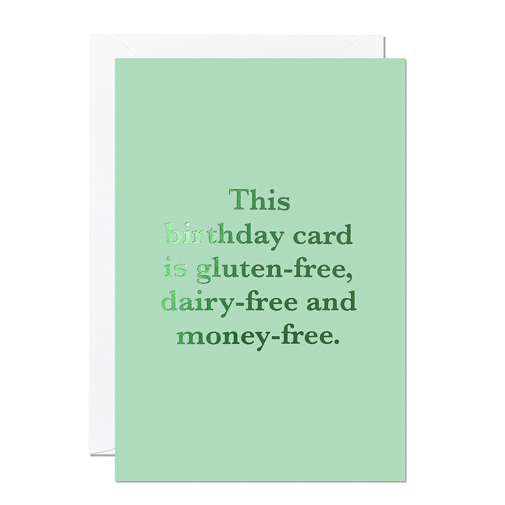 Money Free Birthday Card